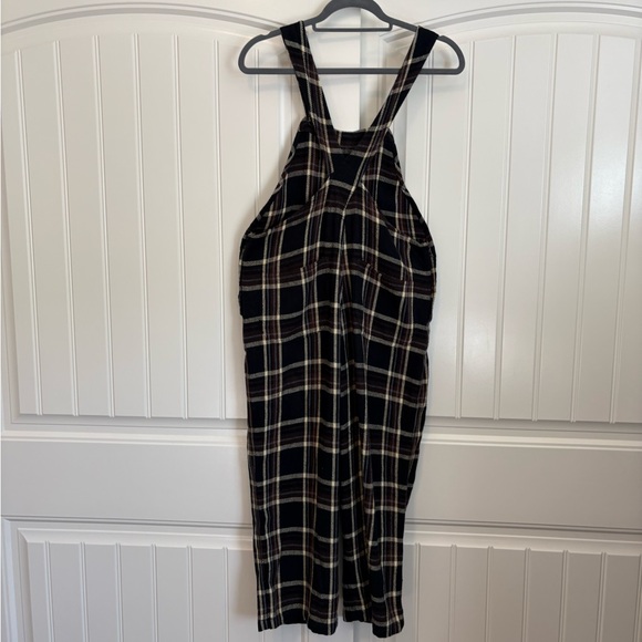 The GREAT. The Easy Overalls in Woodland Plaid size 0 100% cotton - Picture 7 of 8